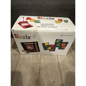 Sizzix Shadow Box Alphabet Set, 26 Die Included, Original Box,‎ Block Font